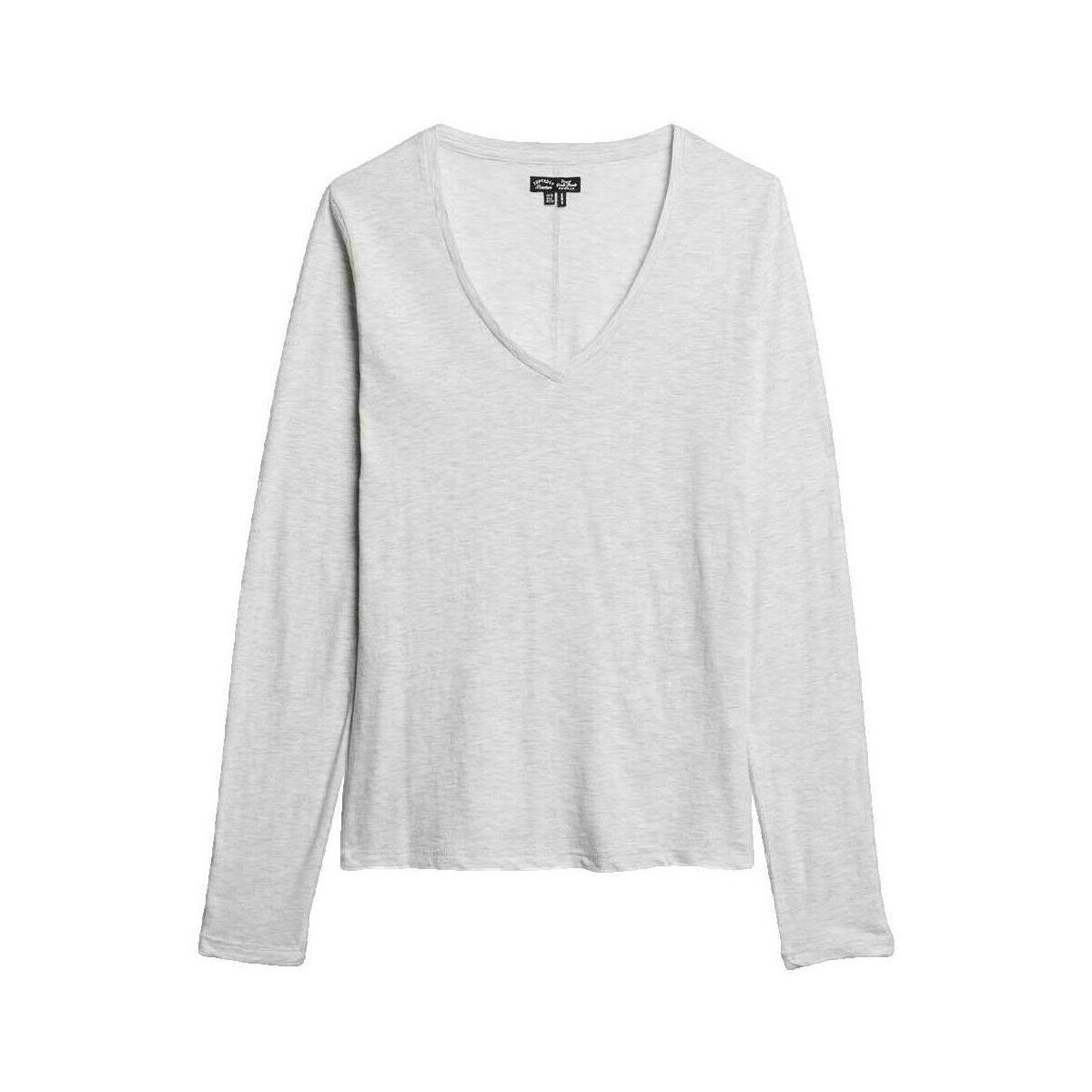 Superdry Îmbracaminte T-shirt manches longues coupe ajustée col en V
