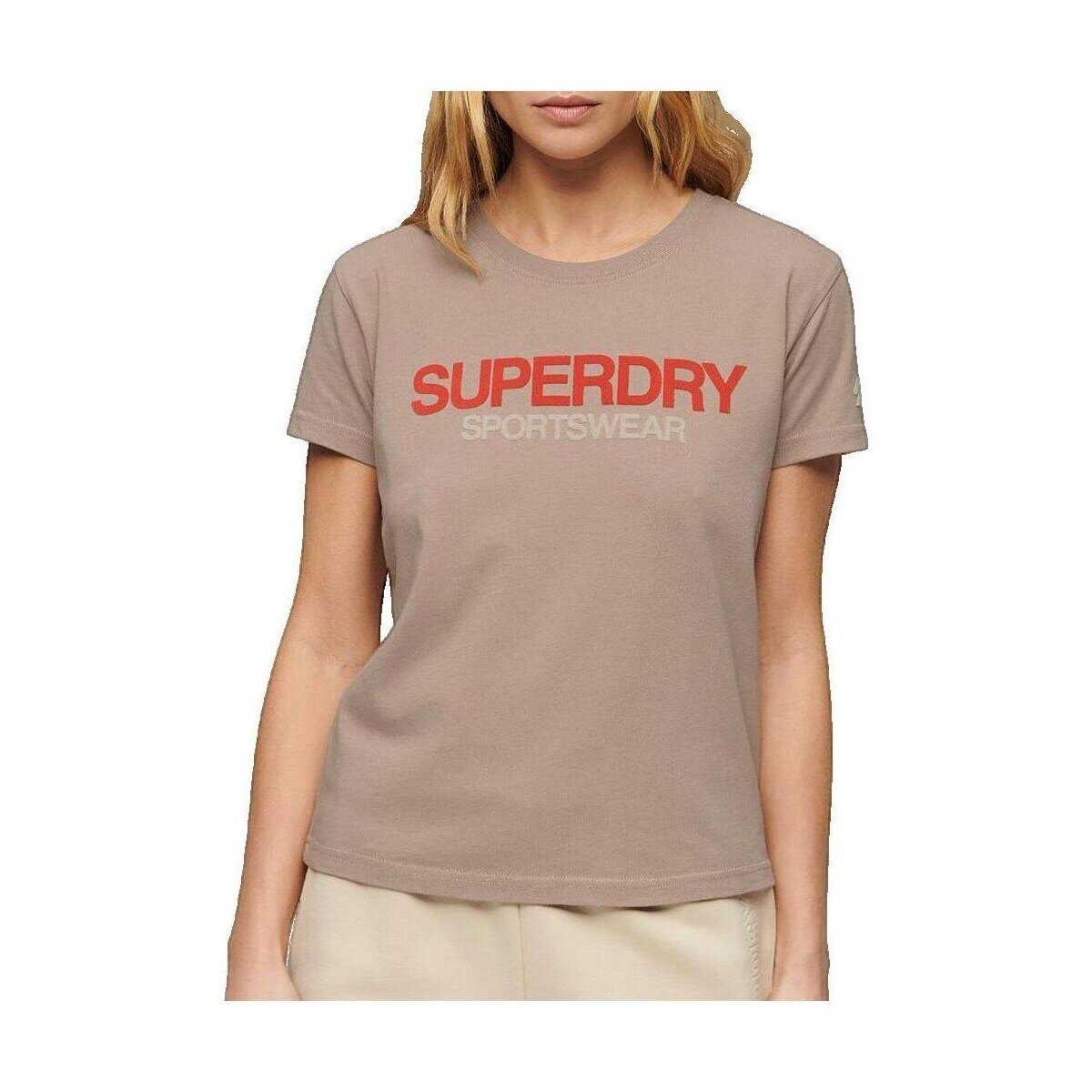 Superdry Îmbracaminte T-shirt Sportswear Logo ajusté manches courtes femme