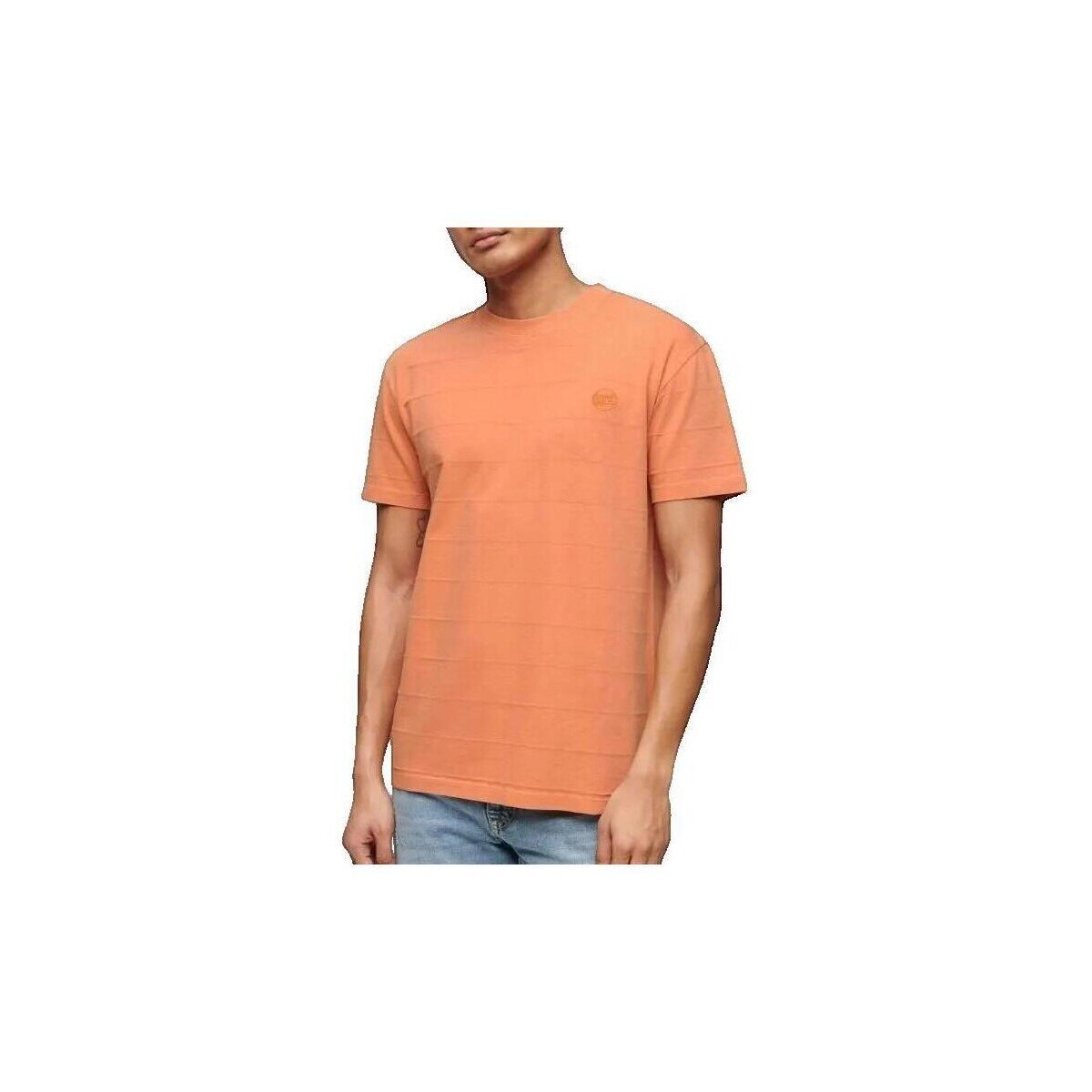 Superdry Îmbracaminte T-shirt Vintage Texture manches courtes orange