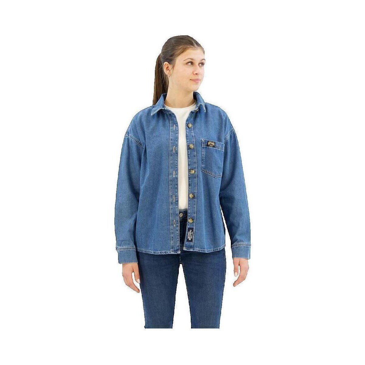 Superdry Îmbracaminte Veste en jean Délavage vintage