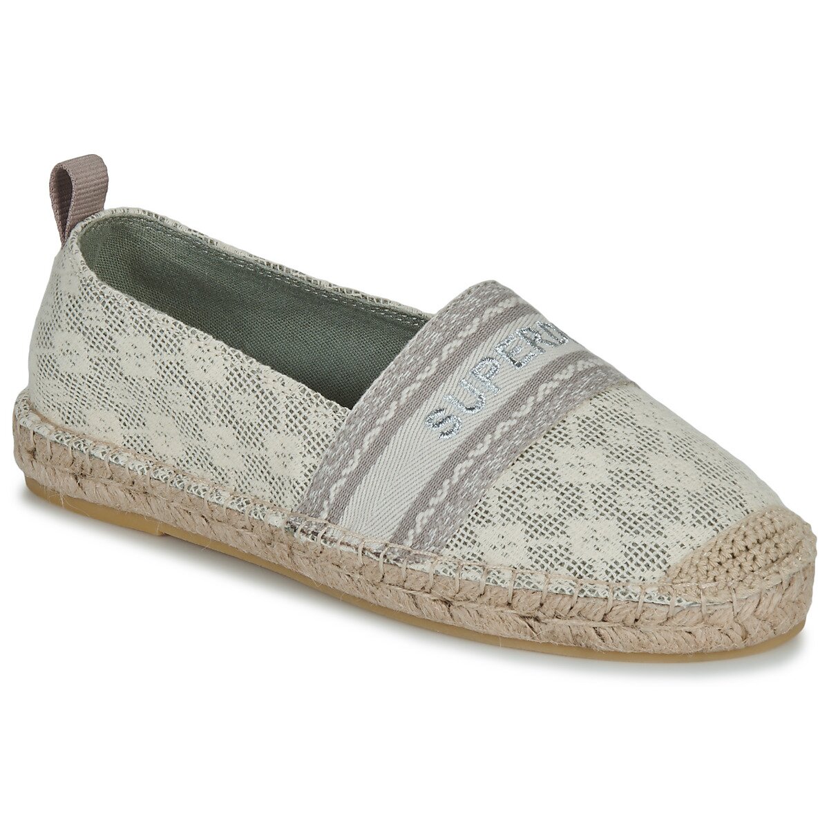 Superdry Pantofi Canvas Espadrille Overlay Shoe