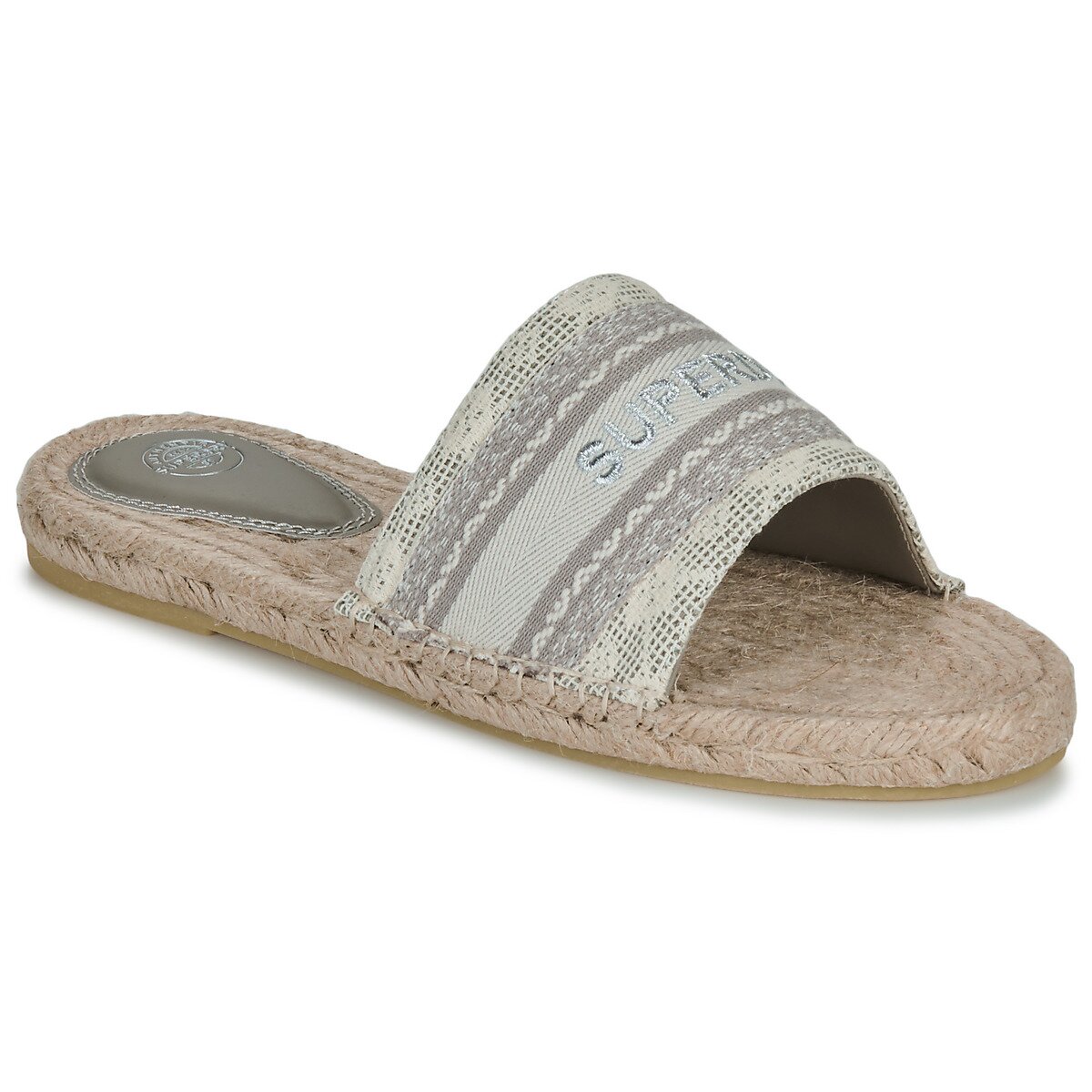 Superdry Pantofi Mules Compensées Style Espadrille En Toile