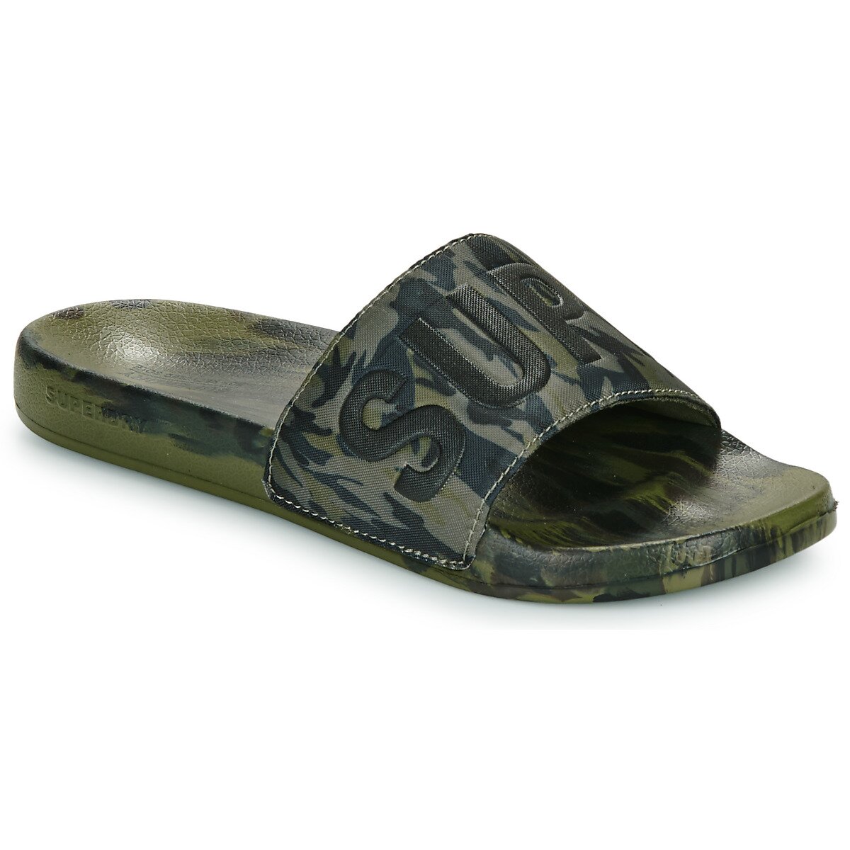 Superdry Pantofi Sandales De Piscine À Motif Camouflage Véganes
