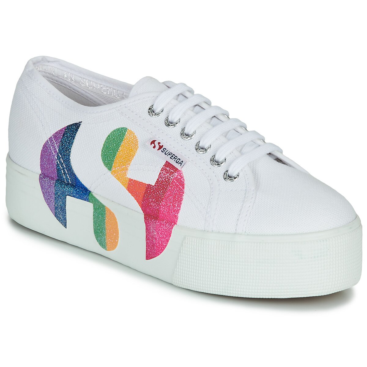 Superga Pantofi 2790-COTWPRINTEDLOGOGLITTER