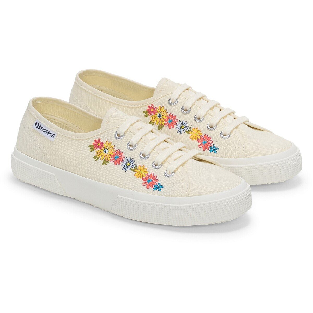 Superga Pantofi 3750 FLOWER PRINT LEGGERA