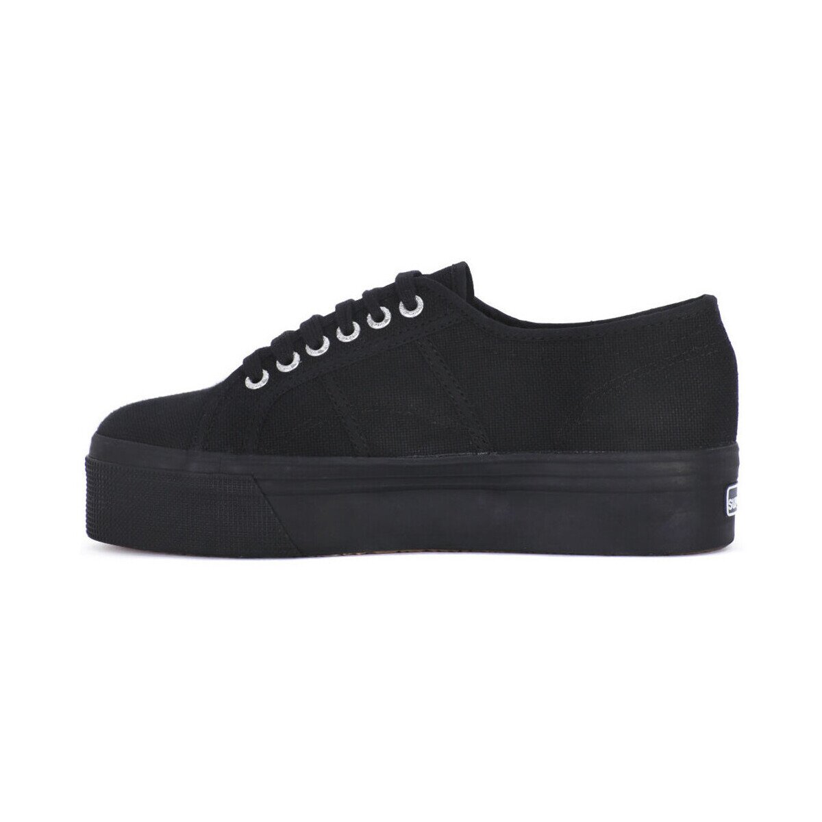 Superga Pantofi COTU FULL BLACK UP AND DOWN
