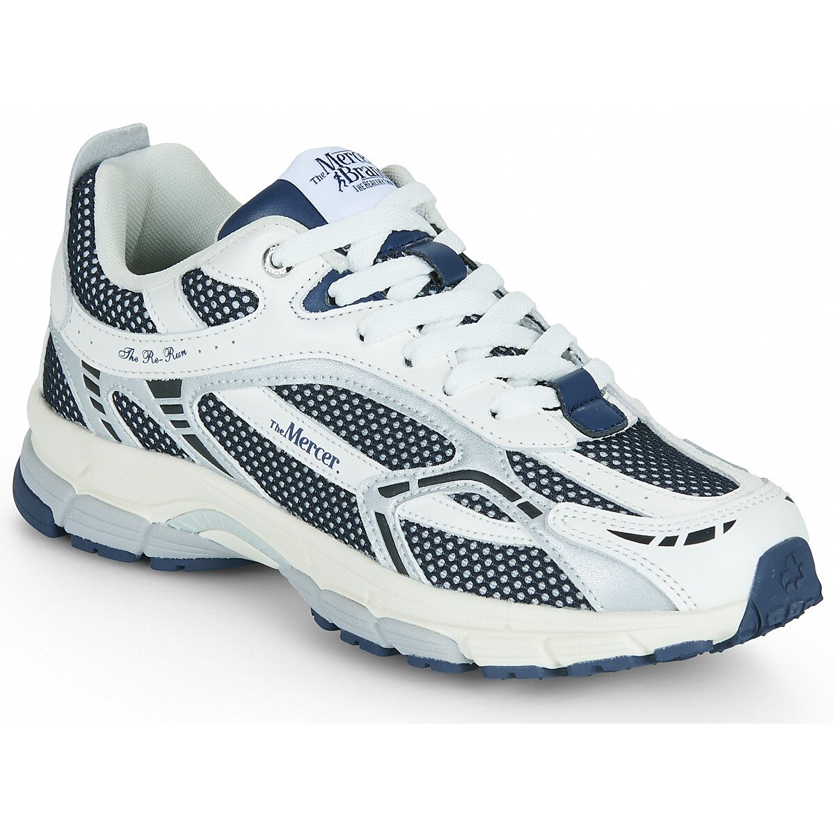 The Mercer Brand Pantofi The Re-Run White Silver