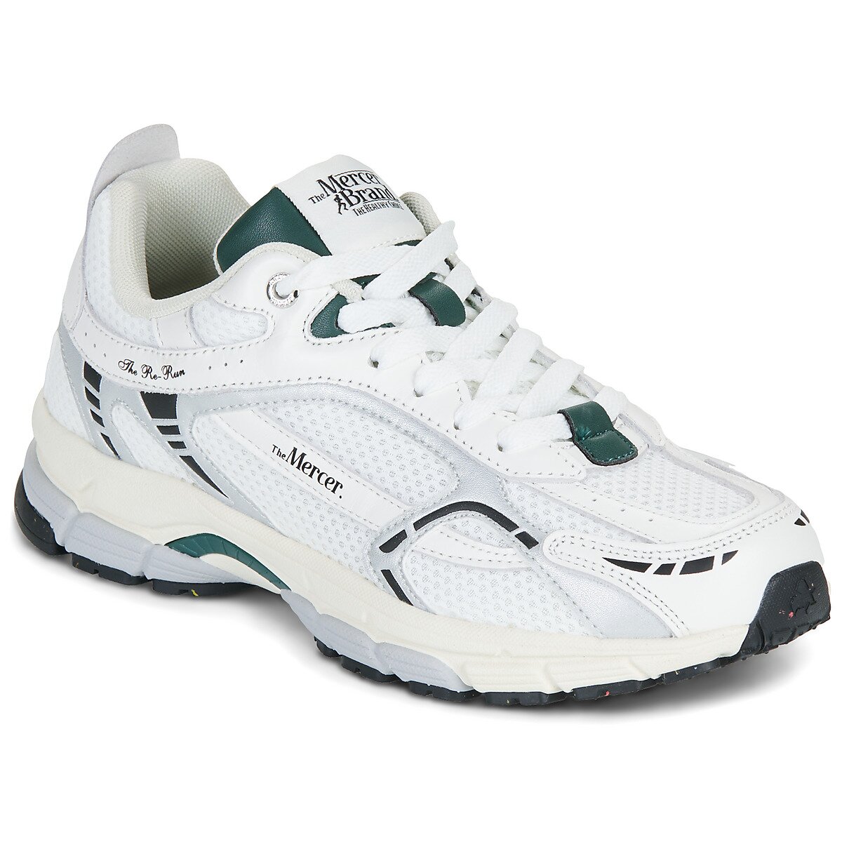The Mercer Brand Pantofi The Re-Run White Silver