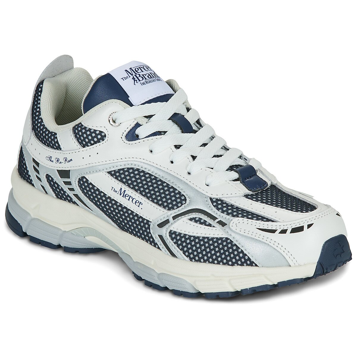 The Mercer Brand Pantofi The Re-Run White Silver