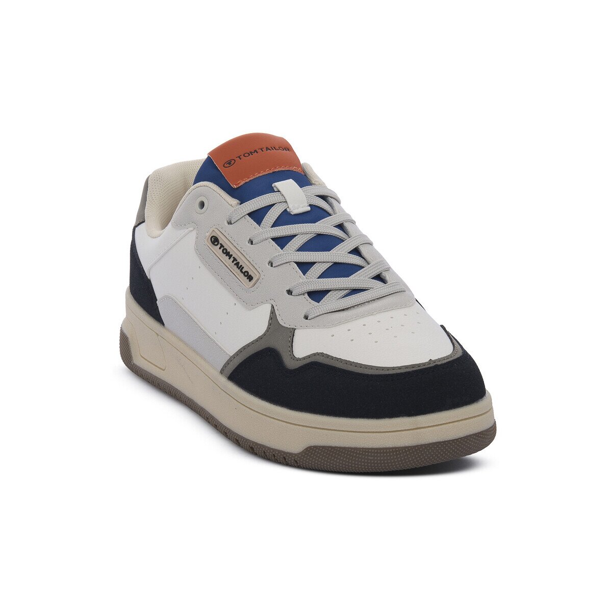 Tom Tailor Pantofi NAVY WHITE