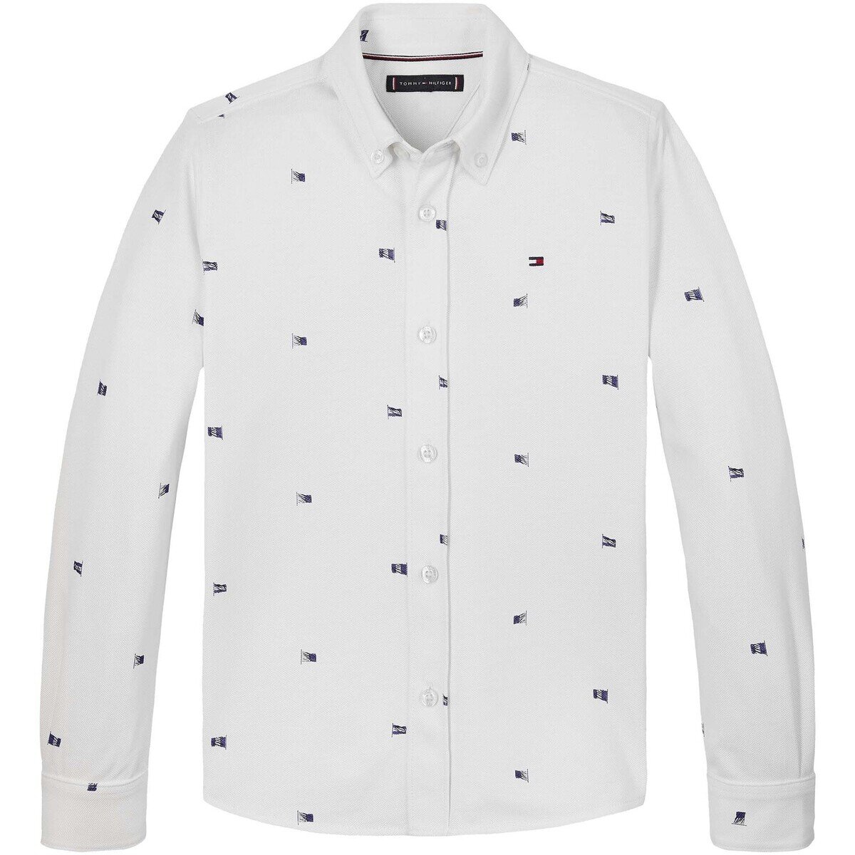 Tommy Hilfiger Îmbracaminte Flags Printed Pique Reg Shirt