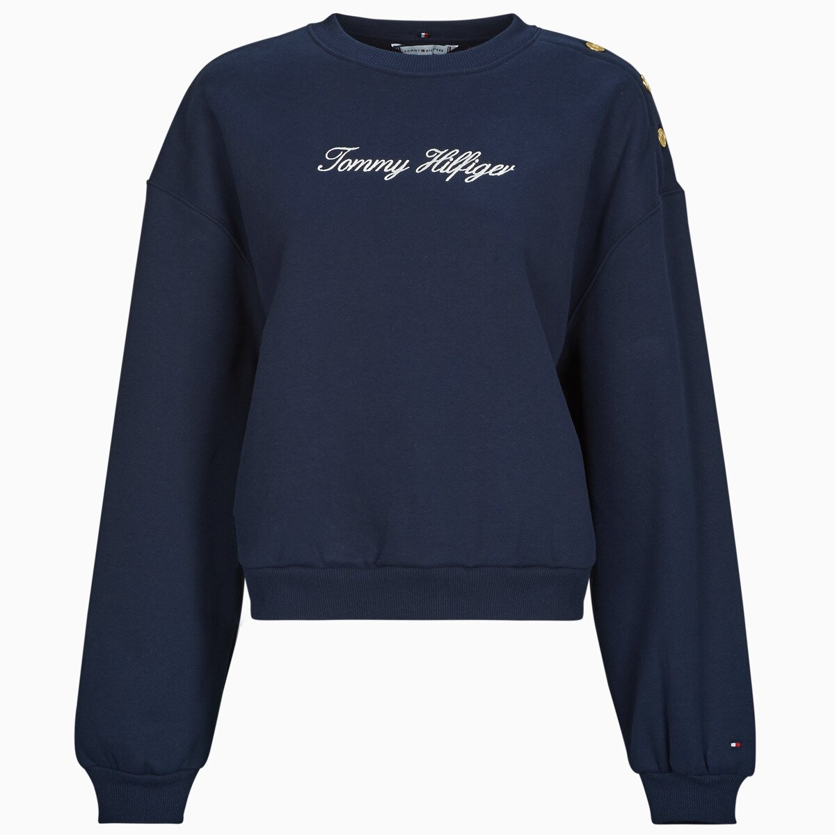 Tommy Hilfiger Îmbracaminte GOLD BTN SCRIPT FLEECE SWTSRT