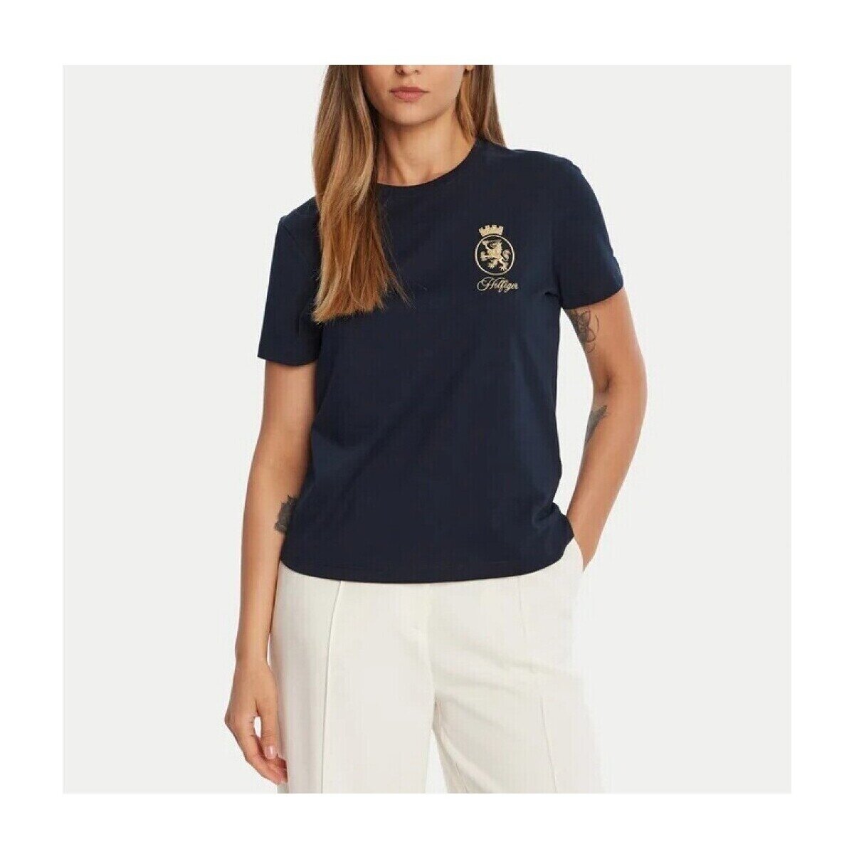 Tommy Hilfiger Îmbracaminte Gold Crest Reg Ss Tee