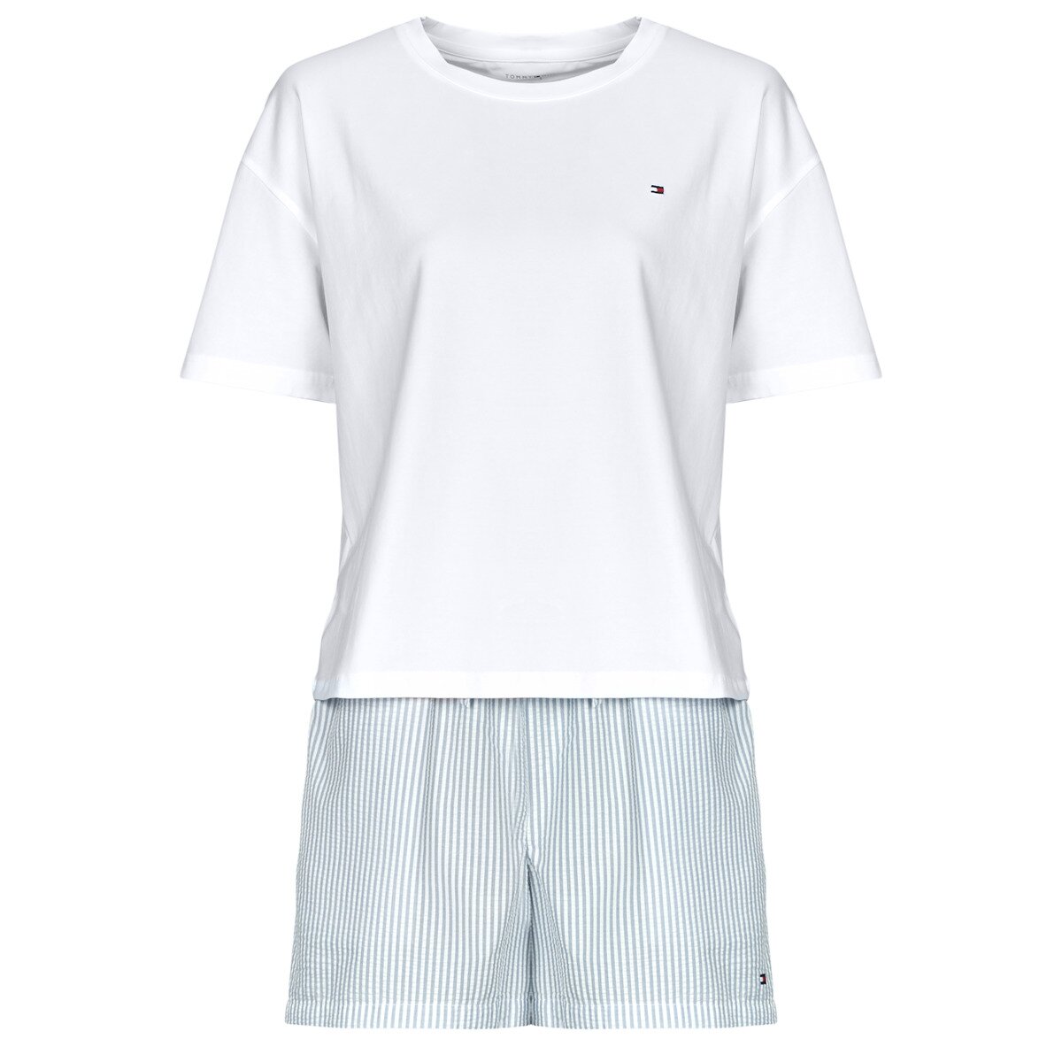 Tommy Hilfiger Îmbracaminte JERSEY TEE SEERSUCKER SHORT SET