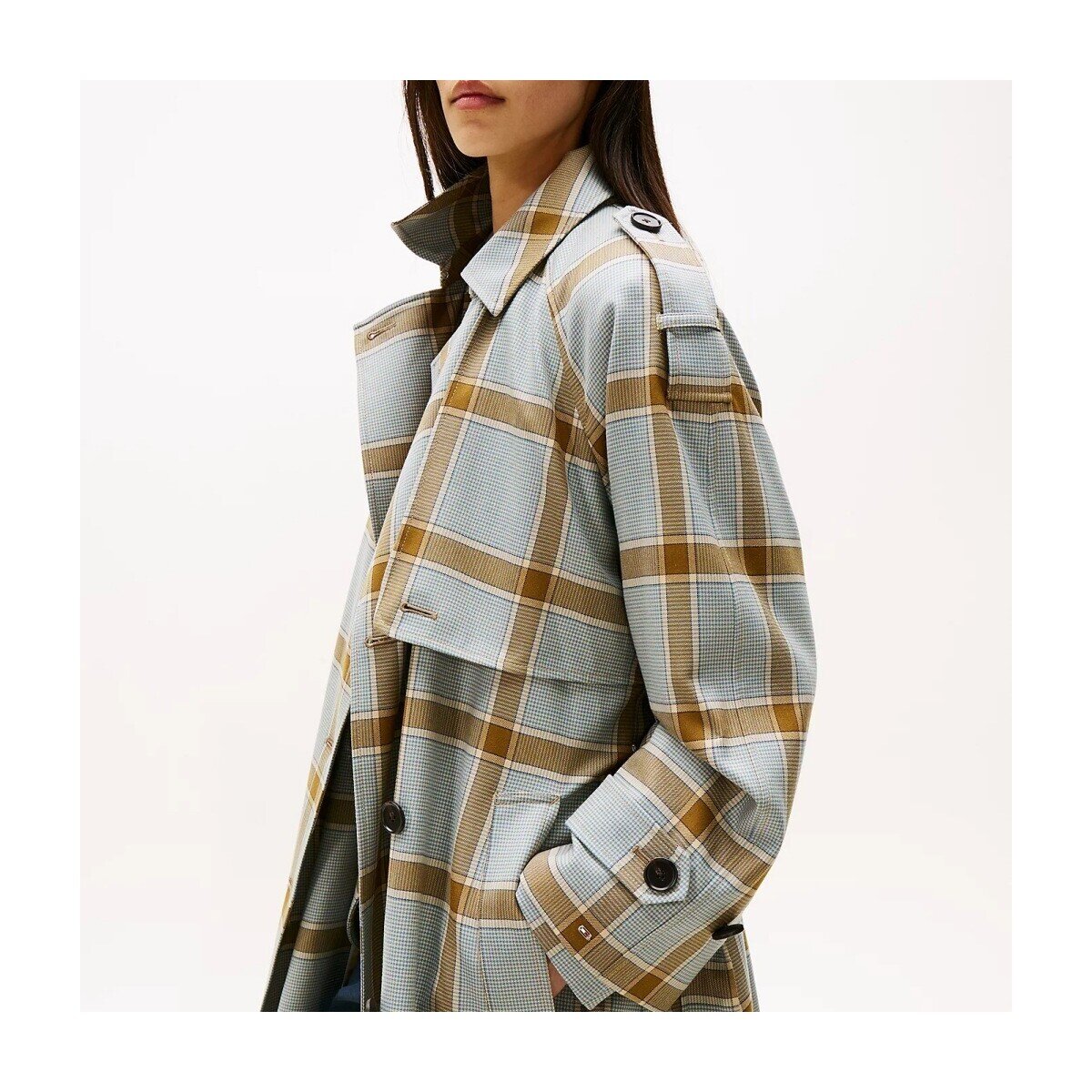 Tommy Hilfiger Îmbracaminte Light Wool Check Rlx Tre
