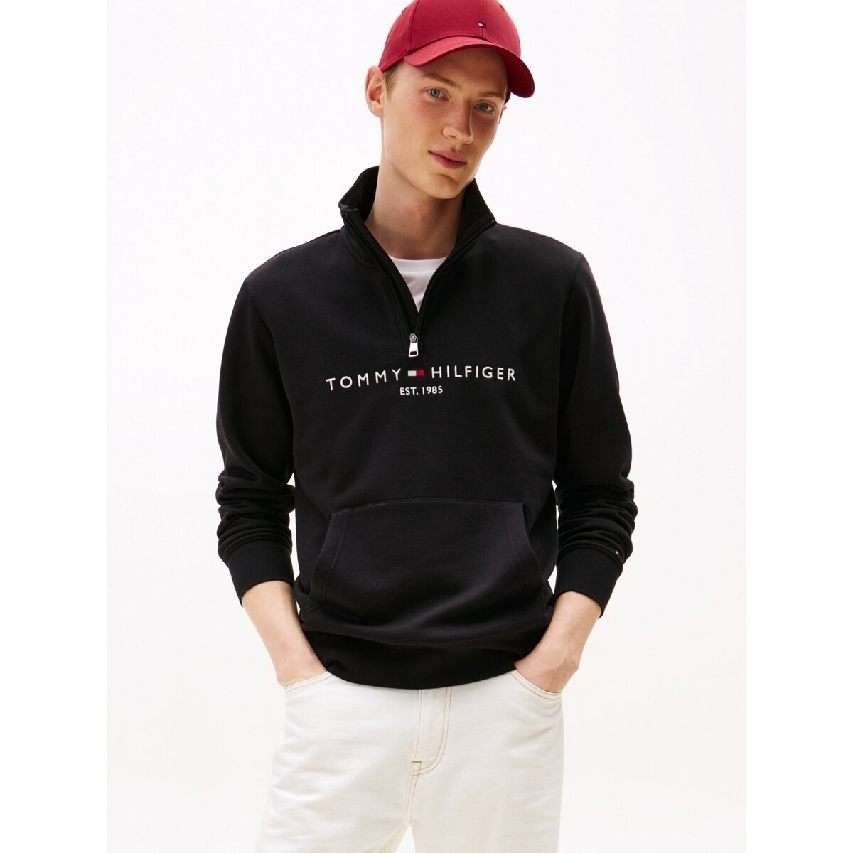 Tommy Hilfiger Îmbracaminte Mw0mw20954 Tommy Logo Mockneck