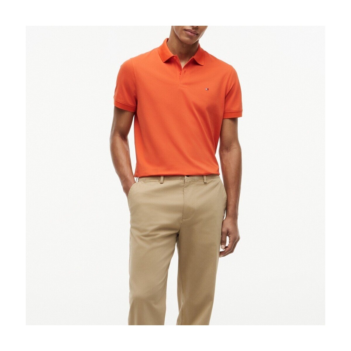 Tommy Hilfiger Îmbracaminte Mw0mw37309 Performance Pique Polo