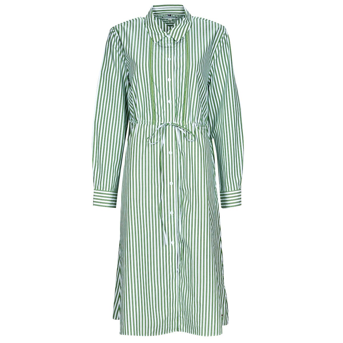 Tommy Hilfiger Îmbracaminte ORG CO STRIPE MIDI SHIRT-DRESS