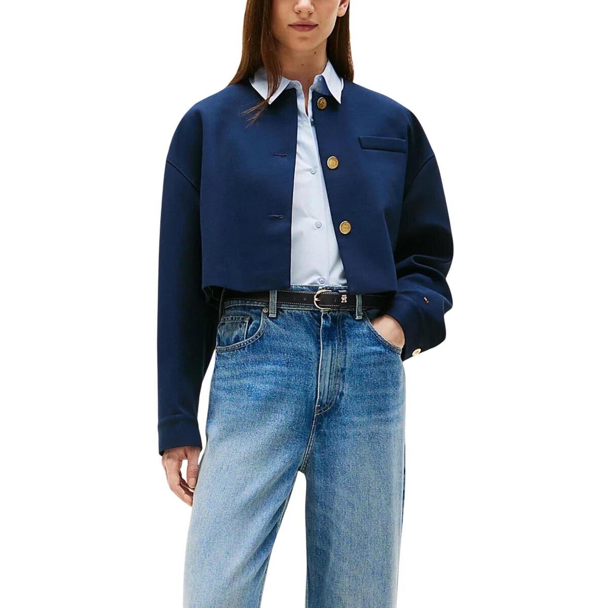 Tommy Hilfiger Îmbracaminte PUNTO CROP LADY JACK WW0WW46519