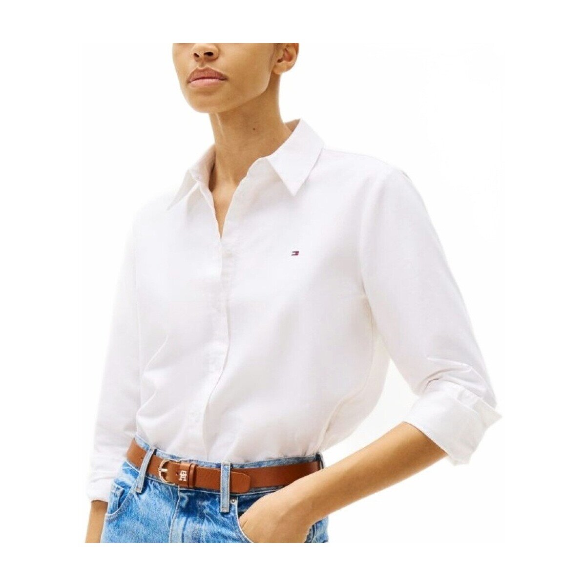 Tommy Hilfiger Îmbracaminte Ww0ww46111 Oxford Relaxed Ls Shirt