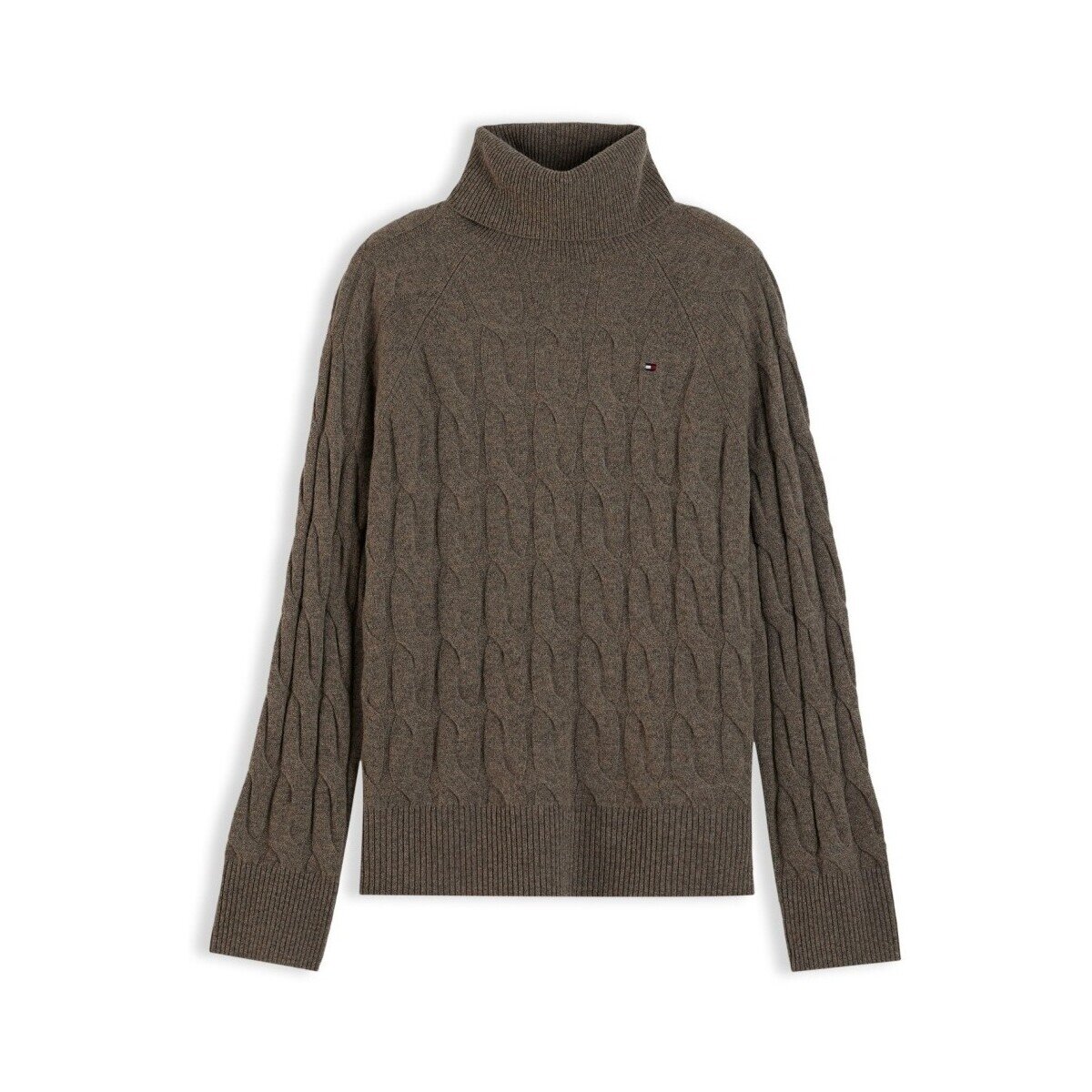 Tommy Hilfiger Îmbracaminte Ww0ww46791 Soft Wool Cable Roll