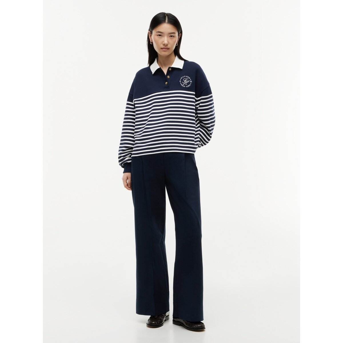 Tommy Hilfiger Îmbracaminte Ww0ww50036 Th Roundal Collar Swtsht