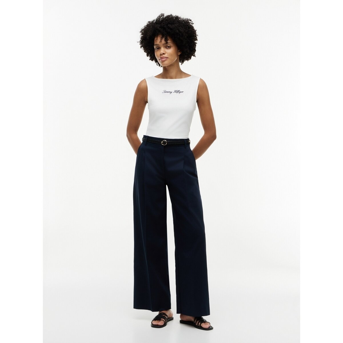 Tommy Hilfiger Îmbracaminte Ww0ww50947 Classic Script Boat Top