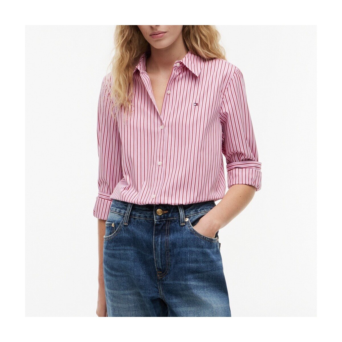Tommy Hilfiger Îmbracaminte Ww0ww51155 Summer Poplin Regular Sh