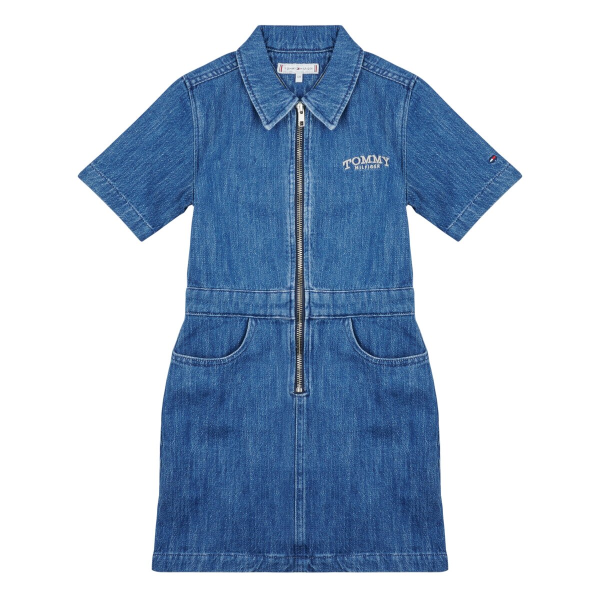 Tommy Hilfiger Îmbracaminte ZIP SS DRESS WASHED