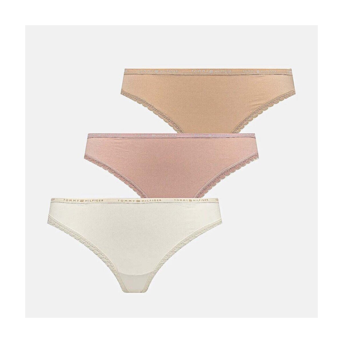 Tommy Hilfiger Lenjerie intimă 3 Pack Lace Thong