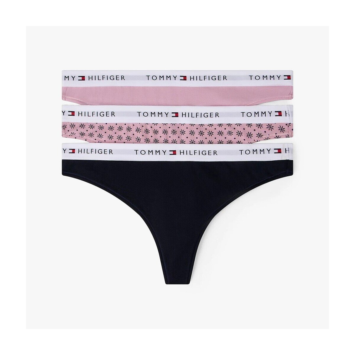 Tommy Hilfiger Lenjerie intimă 3 Pack Thong (ext. Sizes