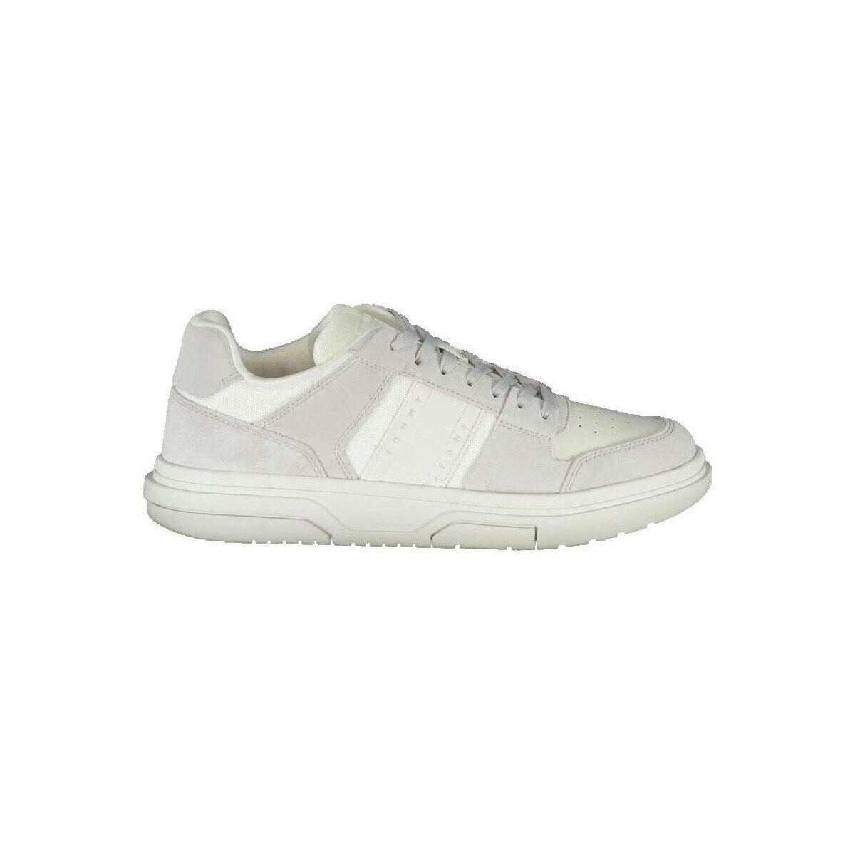 Tommy Hilfiger Pantofi Baskets The Brooklyn en daim blanc