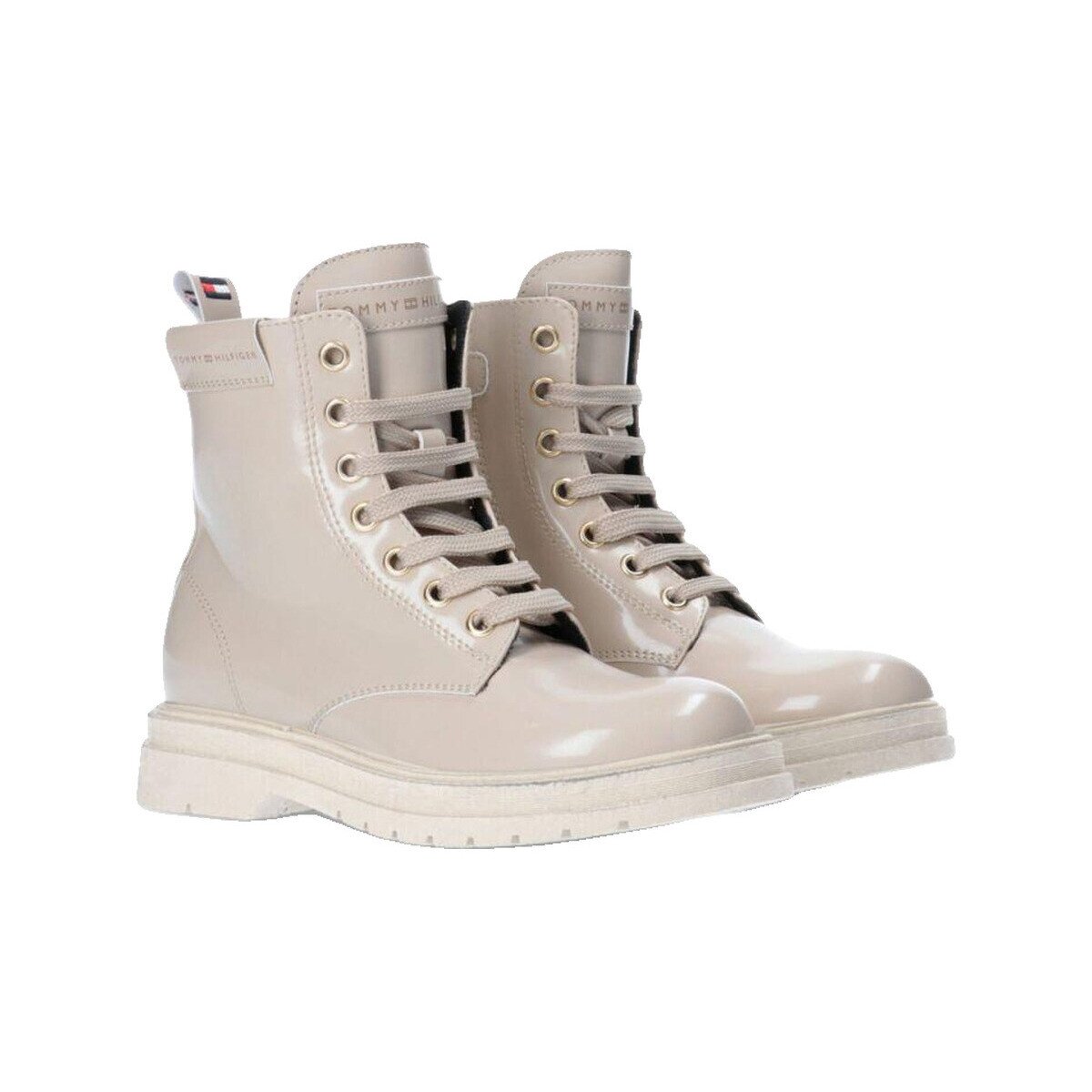 Tommy Hilfiger Pantofi Bottines Lace-Up en matériaux de haute qualité