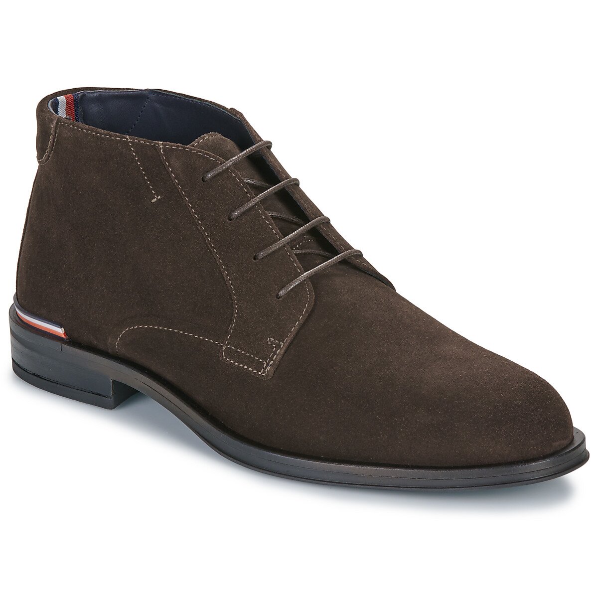 Tommy Hilfiger Pantofi CORE RWB HILFIGER SUEDE L BOOT