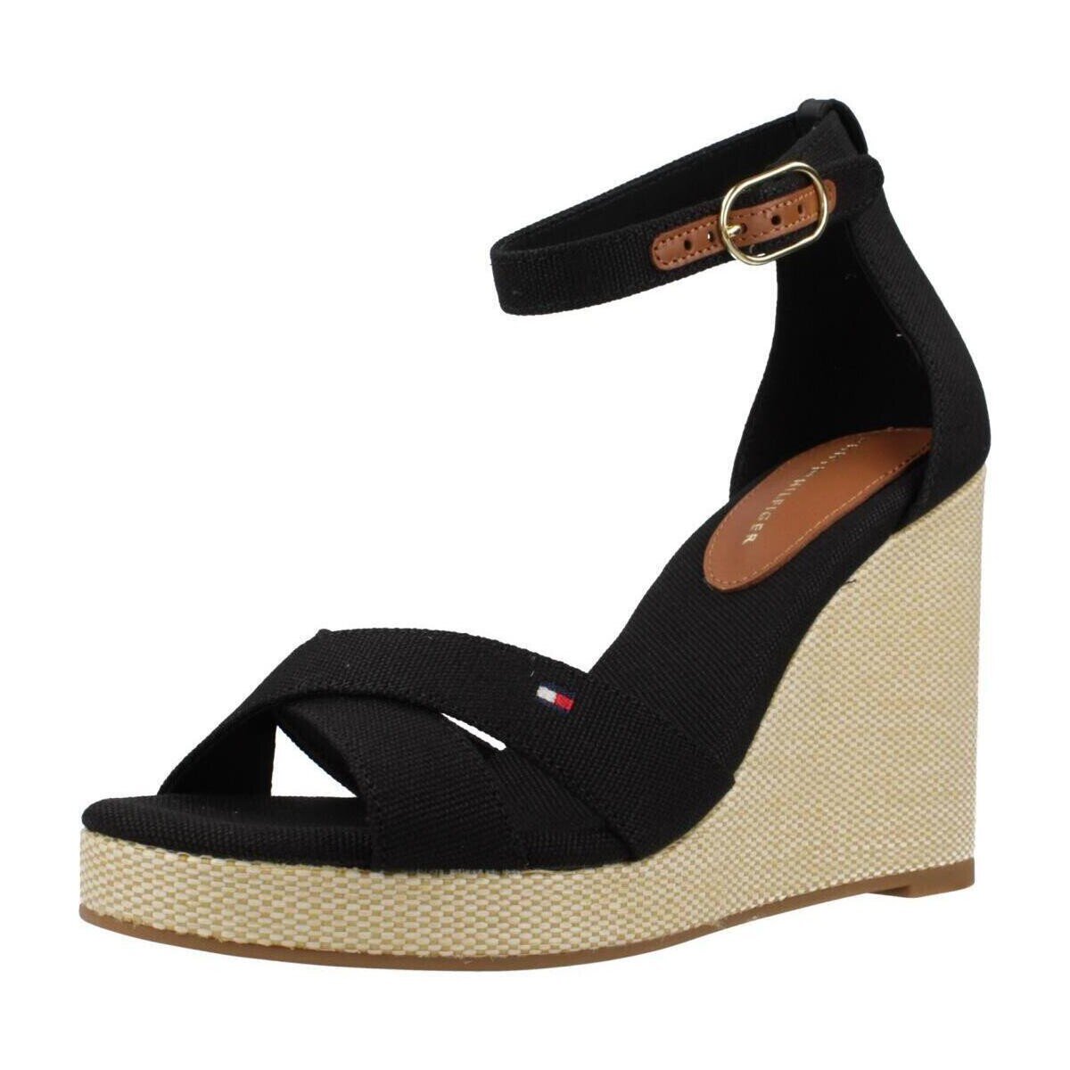 Tommy Hilfiger Pantofi Flag High Wedge Espad Cr