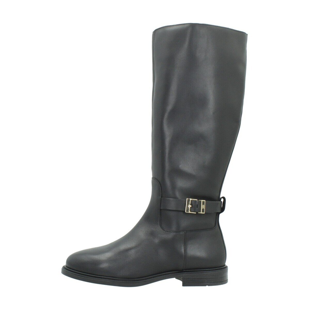 Tommy Hilfiger Pantofi Fw0fw09572 Buckle Leather Knee Boot