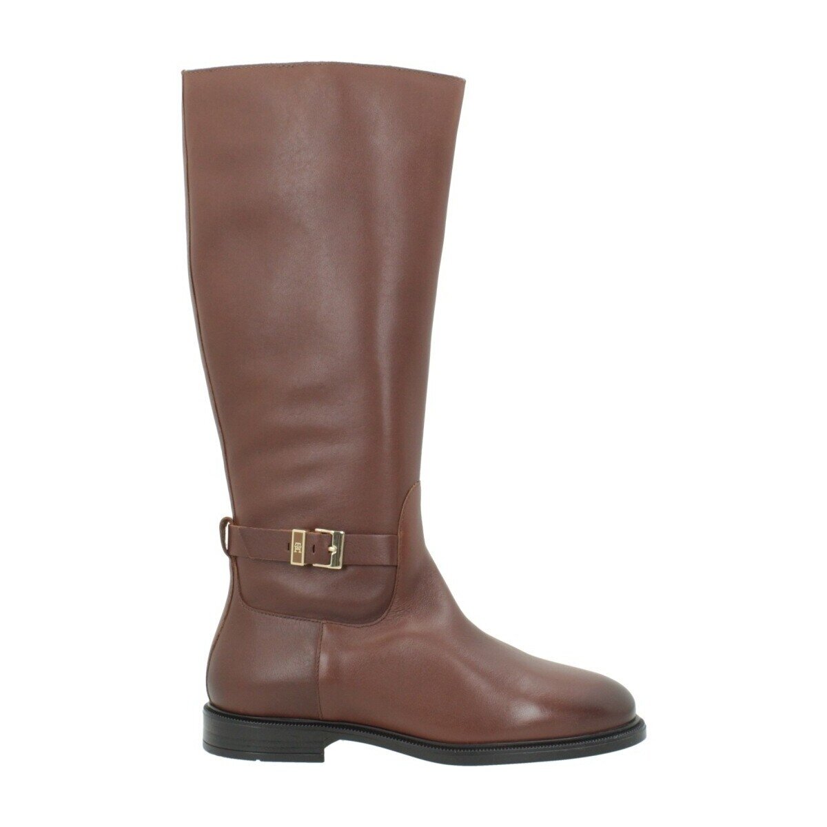 Tommy Hilfiger Pantofi Fw0fw09572 Buckle Leather Knee Boot