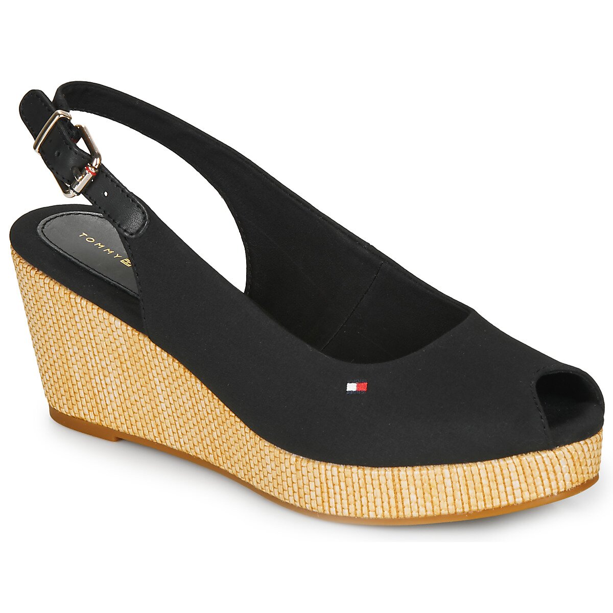 Tommy Hilfiger Pantofi ICONIC ELBA SLING BACK WEDGE