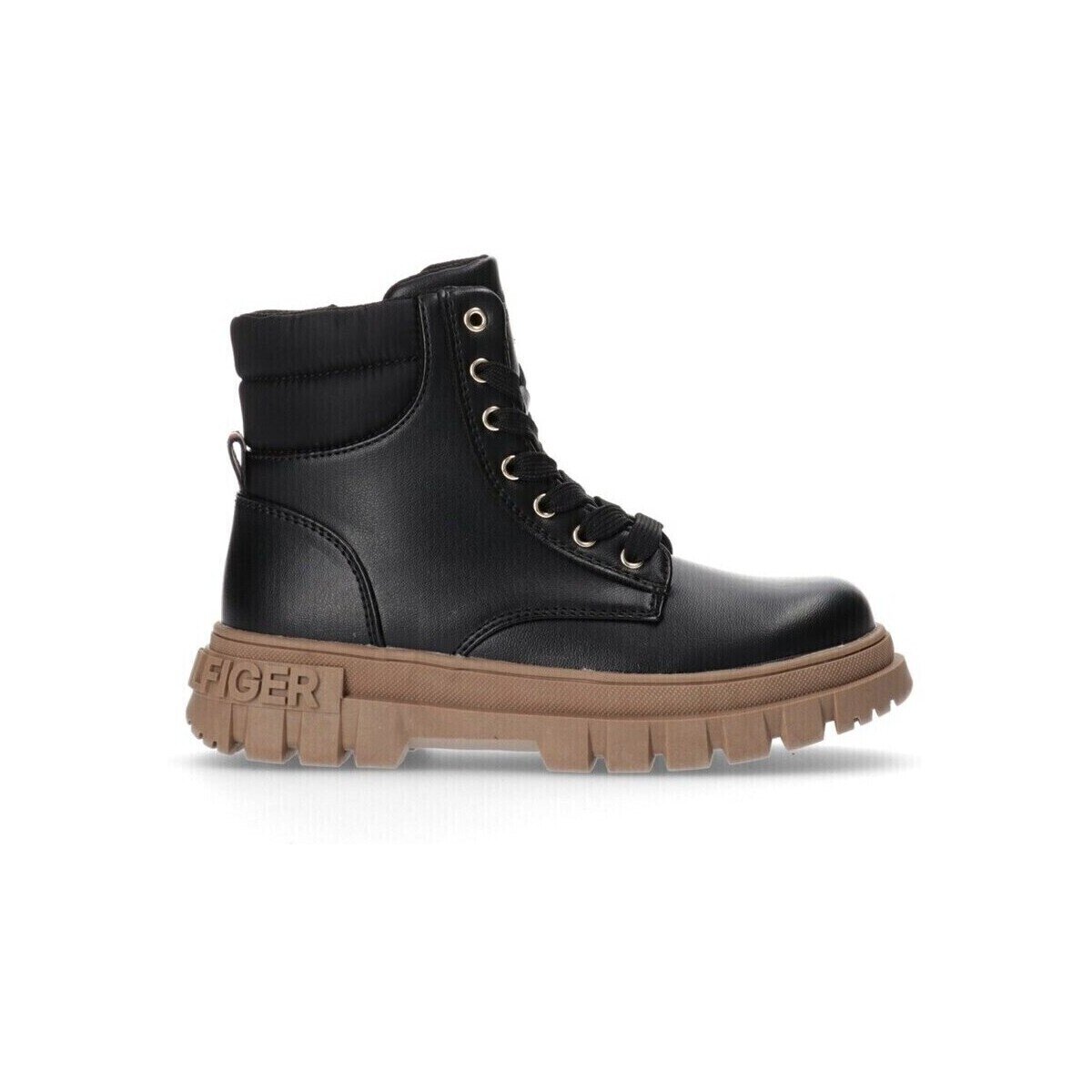 Tommy Hilfiger Pantofi Lace Up Bootie Black