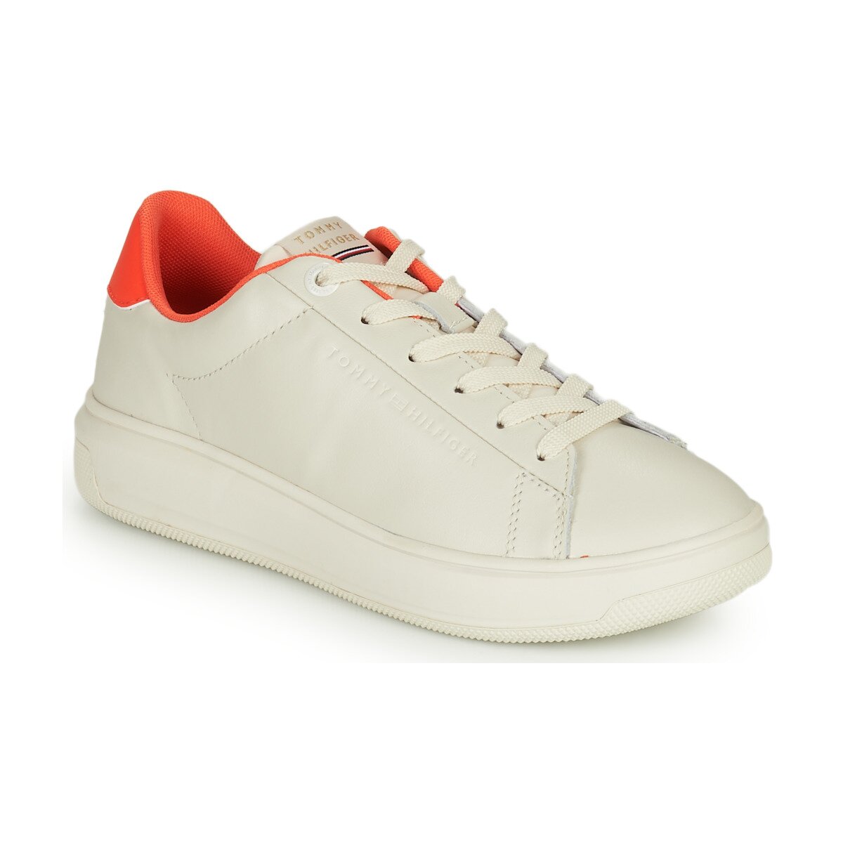 Tommy Hilfiger Pantofi LOWCUT LEATHER CUPSOLE