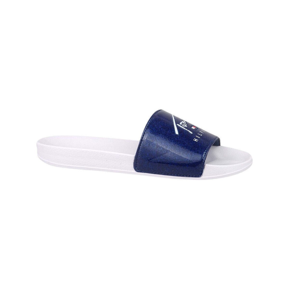 Tommy Hilfiger Pantofi Sandales Smile Print Pool Slide caoutchouc
