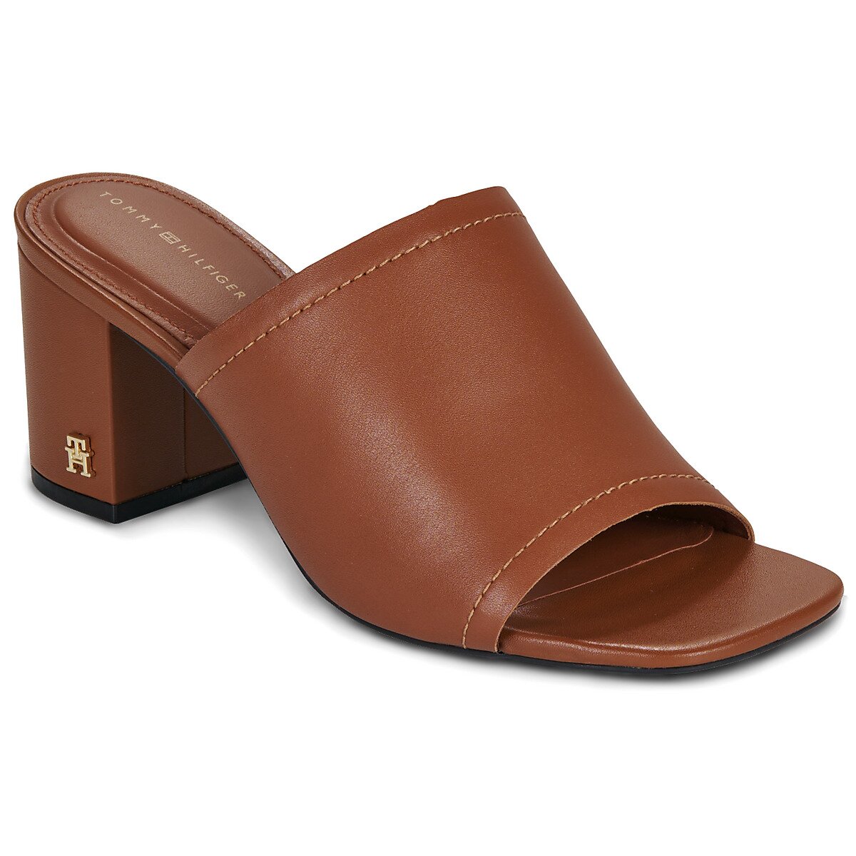 Tommy Hilfiger Pantofi TH BLOCK HEEL MULE LTH