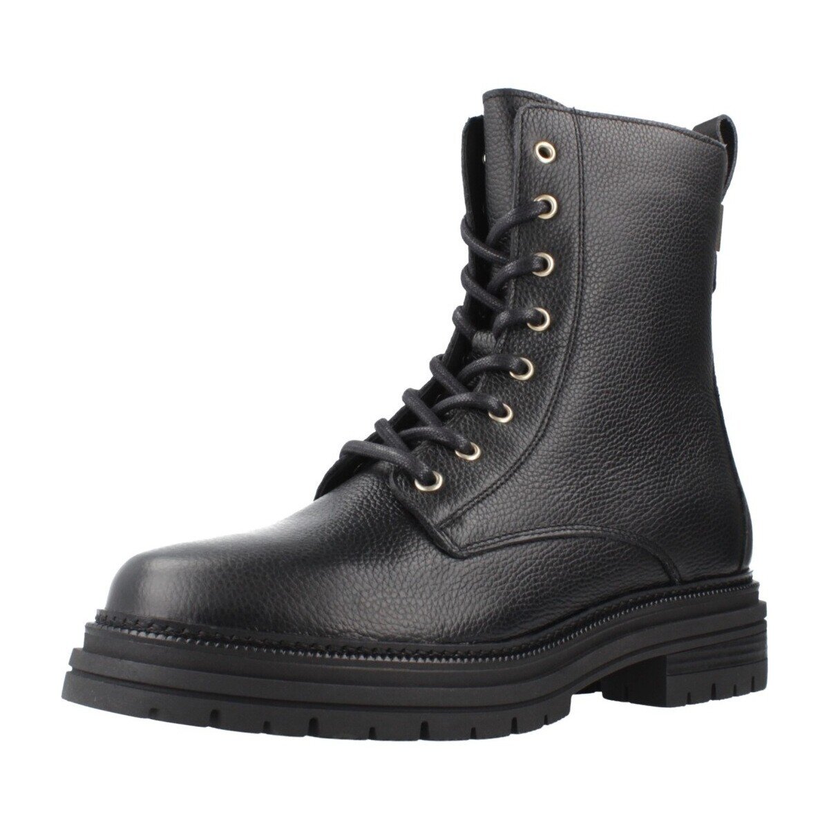 Tommy Hilfiger Pantofi Th Plaque Pebble Lace Boot Warm