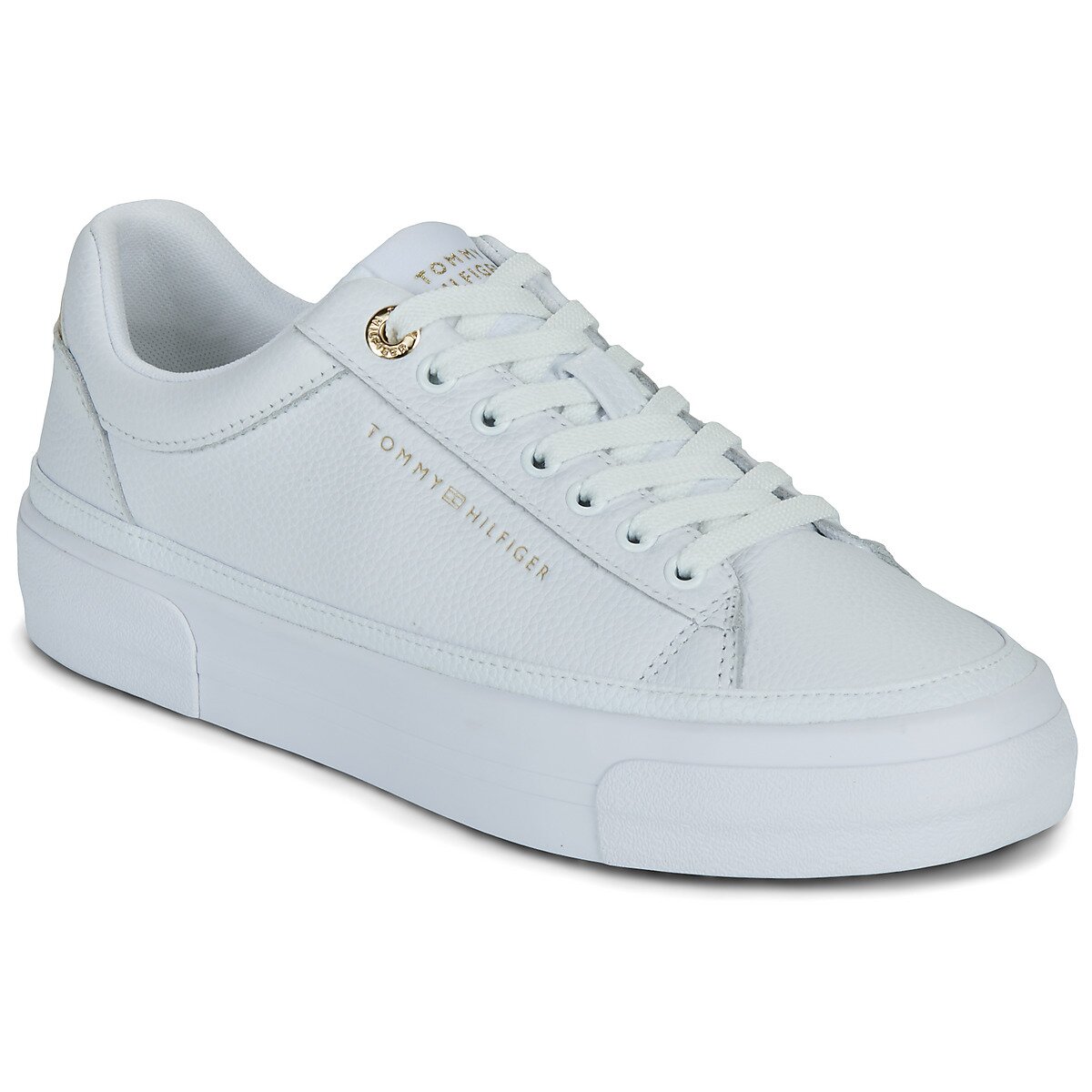 Tommy Hilfiger Pantofi TH PLATFORM SNEAKER TUMBLED LTR
