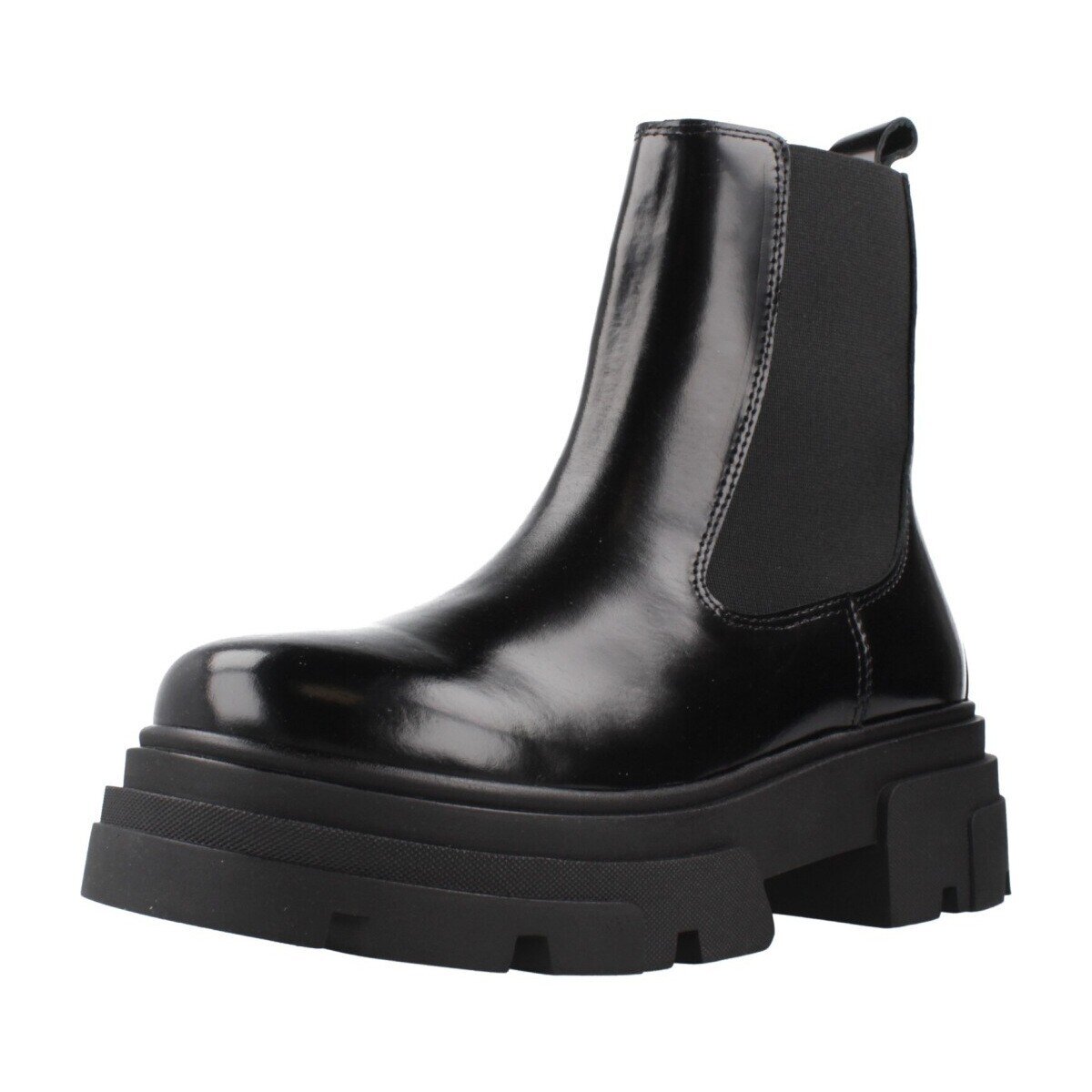 Tommy Hilfiger Pantofi Th Shiny Leather Chelsea