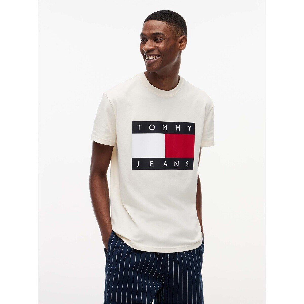 Tommy Jeans Îmbracaminte Tjm Reg Big Flag Ss