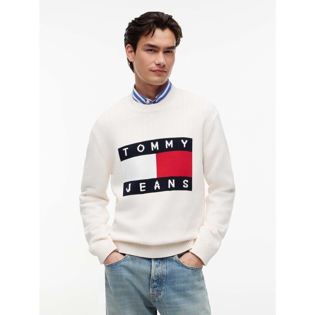 Tommy Jeans Îmbracaminte Tjm Reg Flag Sweater
