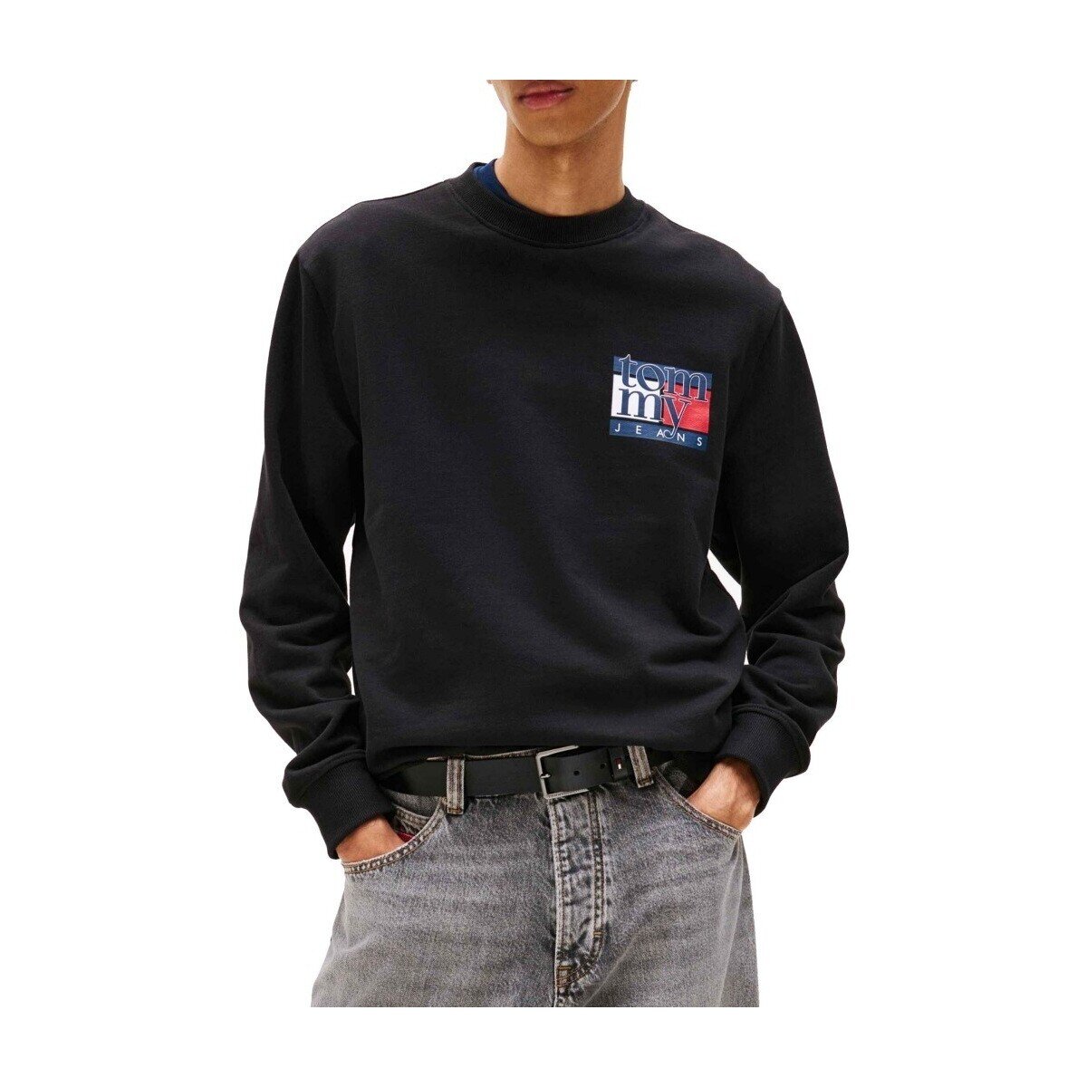 Tommy Jeans Îmbracaminte Tjm Reg Rwb Flag Crew Ex