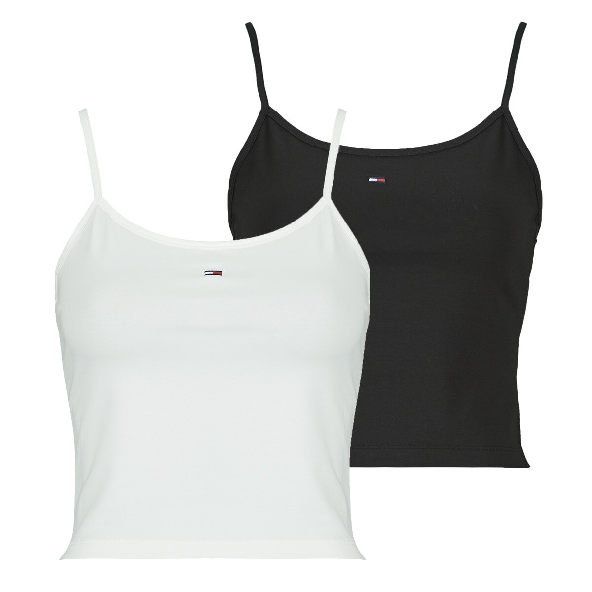 Tommy Jeans Îmbracaminte TJW 2PACK ESSENTIAL STRAP TOP X2