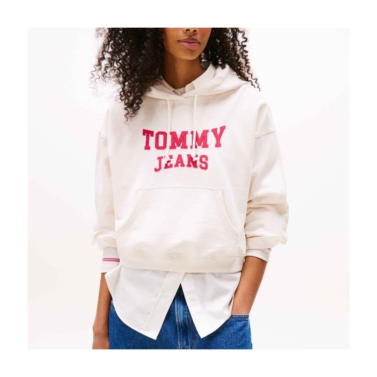 Tommy Jeans Îmbracaminte Tjw Bxy Crp Varsity Hood